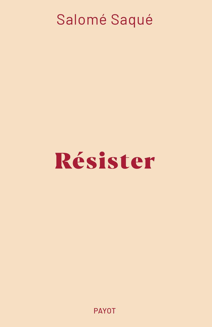 Couverture du livre « Résister » (Payot, 2024)